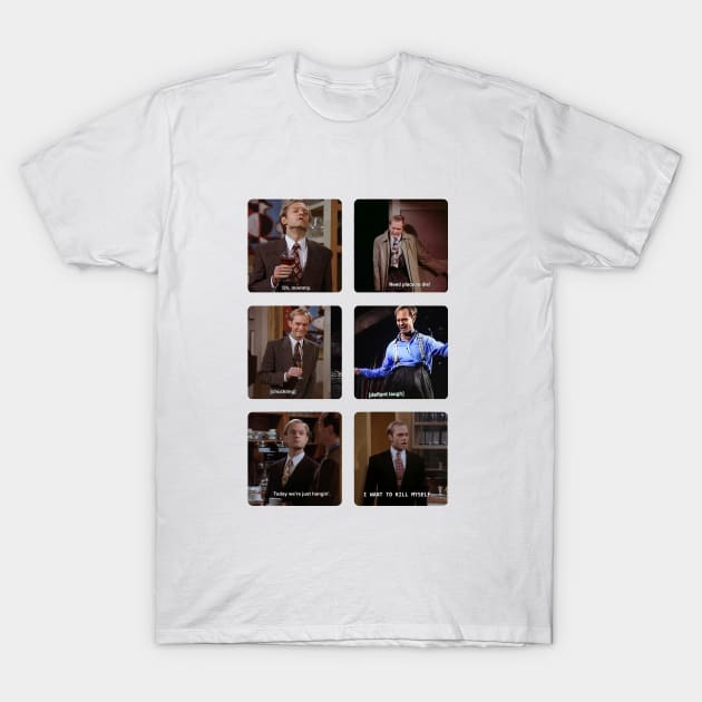 niles crane T-Shirt by aluap1006